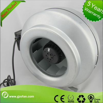 160mm Sheet Metal Industrial Circular Duct Fan For Equipment Cooling Low Noise