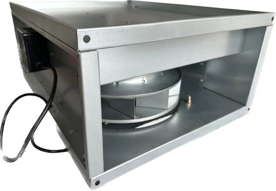 Ec Rectangular Duct Fan For Supermarket Back-Room Ventilation Upgrade