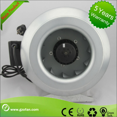 160mm Sheet Metal Industrial Circular Duct Fan For Equipment Cooling Low Noise