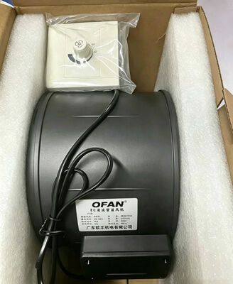 Ec Mixed-Flow Inline Duct Fan Circular Tube Fan For EU Ventilation Projects